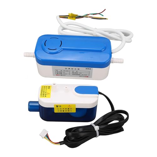 Bomba de Drenaje de Condensado Automática Mini Dividida, Cabezal de Drenaje de 33 Pies, Flujo de 24 L/h, Tanque de Almacenamiento de 60 Ml, bajo Ruido, Amplio Voltaje, Inducción