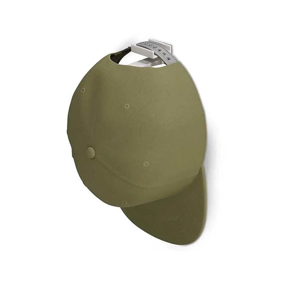 6 ganchos organizadores para gorras de béisbol (color negro, 6 piezas)