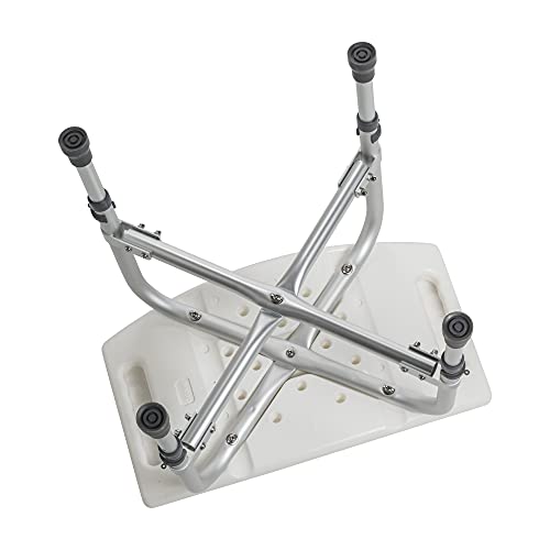 Drive Medical 12021Kd-1 Bariatric Heavy Duty Bathroom Bench With Back, Gray #TOP5