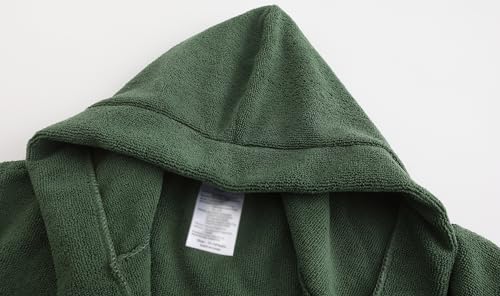 Kids Hooded Bathrobe Soft Towel Robe Terry Cloth Spa Robes Sleepwear Boys Girls Microfiber Beach Towels3