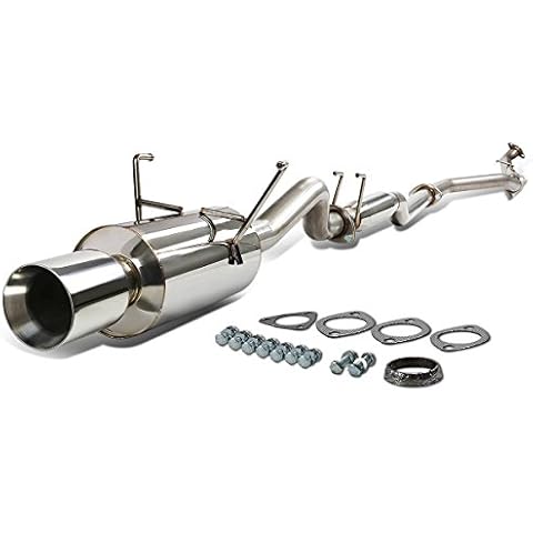 DNA MOTORING CBE-HC01DX-NRT Exhaust System for 01-05 Honda Civic Cover