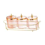 Bandeja para Frutas Secas Fuente de Aperitivos con Compartimentos y Tapa Organizador de Dulces Platos Separados Material PP Adecuado para Hogar, 3 Rejilla