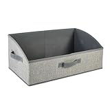 DAYARD Fabric Bins [1-Pack], Trapezoid Storage Bins with Handles, Foldable Baskets Storage Boxes for Shelves, Closet, Bookshelf, Organizer...