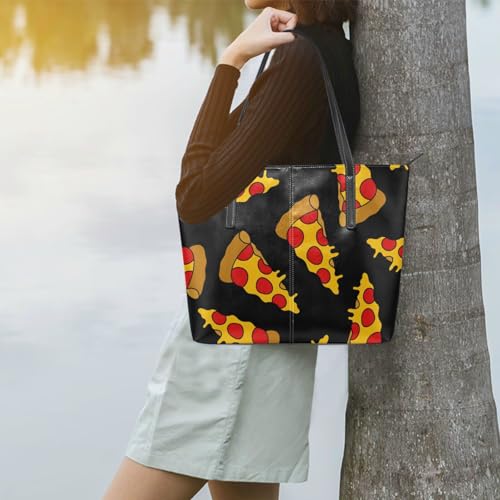 Image of Top Handle Bag for Women Vegan Leather Lady Purse Shoulder Bag
