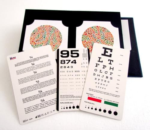 KASHSURG Ishihara's Book for Colour Deficiency 38 Plates with Pocket Eye Charts Unknown Binding