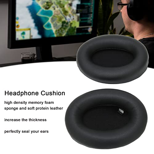 Almofada de fone de ouvido, proteção de rede à prova de poeira, almofadas de orelha de reposição, su