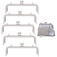 PandaHall 10 Stück Geldbörsenrahmen - Metall, 5 Farben, DIY Tasche & Geldbörse