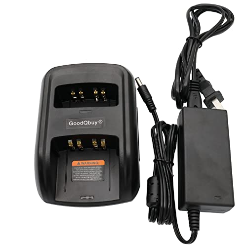 Htn9000 2 Way Rapid Desktop Charger Is Compatible With Motorola Ht750 Ht1250 Pr860 Ex500 Mtx950 Ht1250.Ls Pro5150 Pro7150 Wpln4107 Hnn9013 Hnn9008 Jmnn4023 Jmnn4024 #TOP6