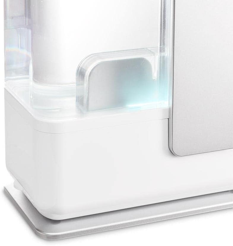 Close-up of the humidifier base and water level