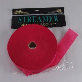 Streamer 500 ft. 1 pc-Burgundy