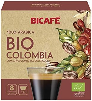 BICAFE - DOLCE GUSTO Compatible Pods/ Capsules - COLOMBIA = 12 count (pack of 4 = 48 count)