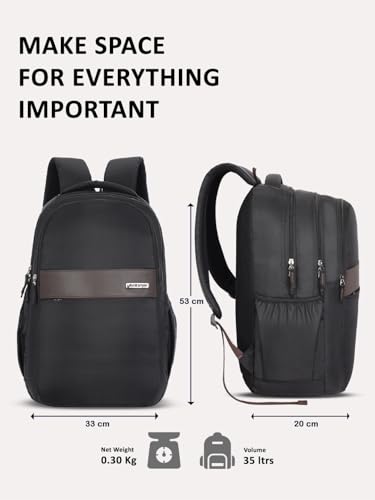 Image of Lavie Sport Nexus 35L Laptop Backpack |Fits Upto 15 inch Laptop |Laptop Compatiable | Office Backpack | Used for Men & Women