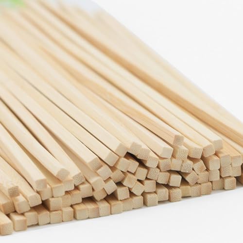 OMJMYY 100 Pièces Baton Barbe a Papa 300 mm x 4mm x 4mm Bâtonnets pour Barbes à Papa pour Barbe