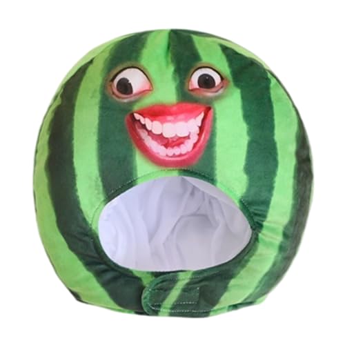 Costume de pastèque en peluche douce pour adultes et enfants idéal pour cosplay