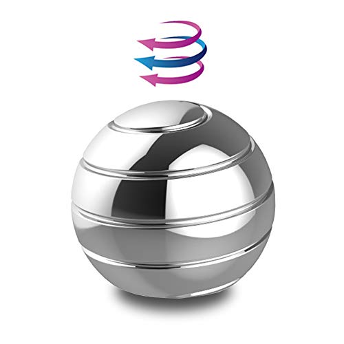 DBlosp Kinetic Desk Toys,Full Body Optical Illusion Spinner Ball,Gifts for Men,Women,Kids 1.5” Size