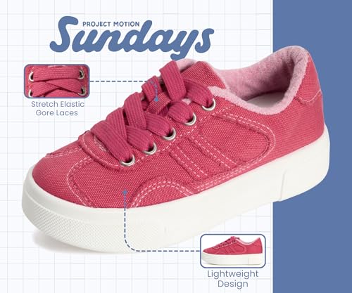 Image of Sundays Girls Sneakers Non-Slip Canvas Girls Shoes Comfort Kids Footwear