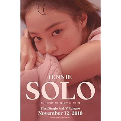 BLACKPINK JENNIE [SOLO] PHOTOBOOK CD+PhotoBook+PostCard+PhotoCard+Tracking Number K-POP SEALED