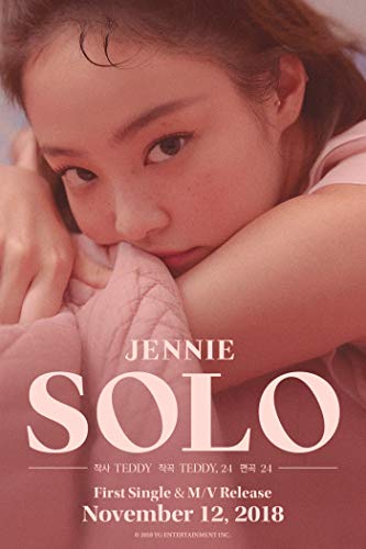 BLACKPINK JENNIE [SOLO] PHOTOBOOK CD+PhotoBook+PostCard+PhotoCard+Tracking Number K-POP SEALED