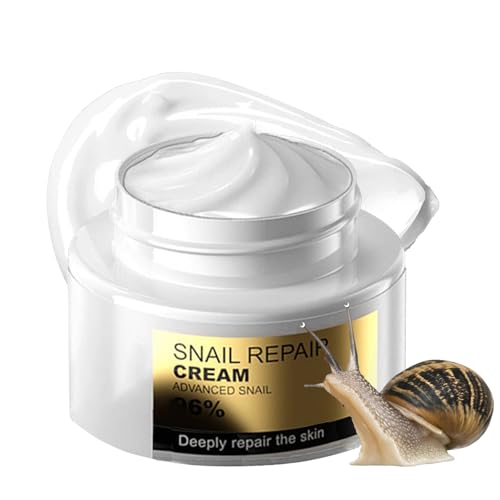 Crème avancée à la bave d'escargot Snail Mucin, crème anti-rides, crème à la bave d'escargot et au collagène pour le visage, crème hydratante pour réduire les ridules, nourrir et rendre la peau