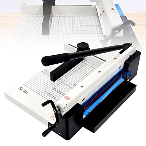 Cortador de papel de guillotina, capacidad para 400 hojas, tamaño A4, recortadora resistente para oficina, hogar, escuela, álbumes de recortes, manualidades y fotos