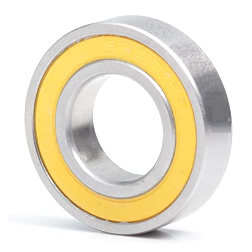 KGPBETJY RHAIYAN 6901-2RS Bantalan Tahan Karat 12 * 24 * 6 Mm (1 Buah) ABEC-5 6901 RS Hub Sepeda Roda Hub Belakang Depan 12 24 6 Bantalan Bola Keramik Specific