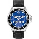 La caja para hombre es de 42 mm de diámetro y cuenta con un bisel unidireccional. Esta funda de color plateado viene con una correa de cuero negro suave y hebilla plateada a juego. Estas correas son de tamaño estándar de 330 mm de largo y 18 mm de ancho que se adaptan al hombre promedio.