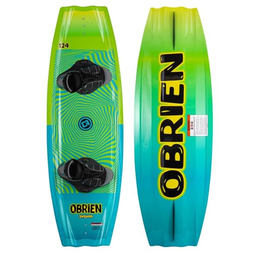 O'Brien Junior System 119 Wakeboard with Clutch Bindings Size 2-5