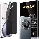 Anbzsign (2+2 Pack for Honor Magic 7 Lite / X9c 5G Privacy Screen Protector and Camera Lens Protector, Flexible Film Anti-Spy Case Friendly.