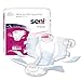 Seni Super Quatro Unisex Adult Incontinence Briefs with Tabs, Size Medium (30