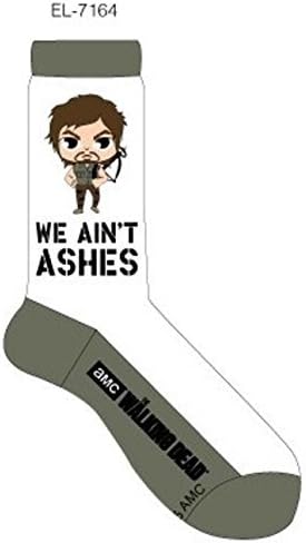Walking Dead Daryl Chibi 1 Pair Crew Cut Socks One Size