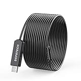 USB Borescope, DEPSTECH Semi-Rigid Endoscope Inspection Camera 2.0 Megapixels CMOS HD Waterproof Snake Camera with 6 Adjustable Led Light - 23FT