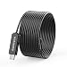 USB Borescope, DEPSTECH Semi-Rigid Endoscope Inspection Camera 2.0 Megapixels CMOS HD Waterproof Snake Camera with 6 Adjustable Led Light - 23FT