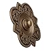 STALLION HARDWARE Antique Brass Bell Push Button - Vintage Doorbell Switch for Classic Entryways, Easy DIY Installation, Durable Solid Brass Design for Timeless Charm - Perfect for Heritage Homes