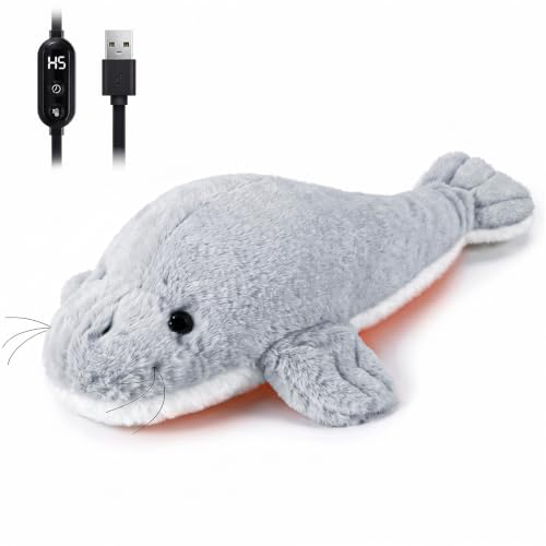 Image of Manatee Heating Pad for Period Cramps USB Power Heated Plush Stuffed Animal