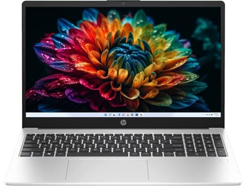 Image of HP 15 (2026), AMD Ryzen 7 Octa Core 7735U - (16 GB DDR5 /512 GB SSD /AMD Radeon 680M Graphics /Windows 11 Home) Thin & Light Business Laptop /15.6 inch FHD Display /Backlit + Fingerprint /Silver /1.5kg /MS Office