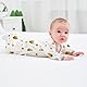 3PCS Baby Schlafstrampler Babychlafanzug Babyschlafsack Baumwolle mit Füßen mit knöpfen Gr. 56 62 68 für Junge Mädchen Neugborenen (Biene, 62)