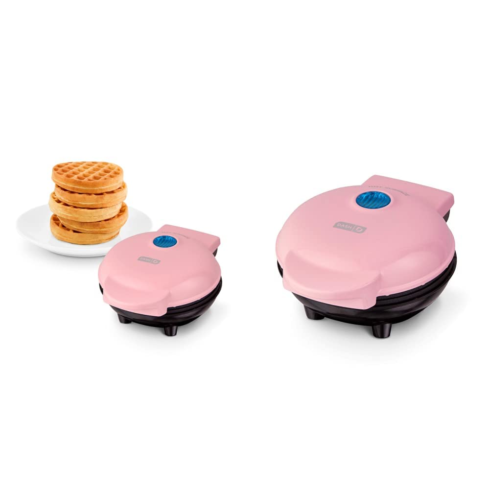 DASH Mini Maker for Individual Waffles, Hash Browns, Keto Chaffles & Mini Maker Portable Grill Machine + Panini Press for Gourmet Burgers, Sandwiches, Chicken + Other On the Go Breakfast, Lunch