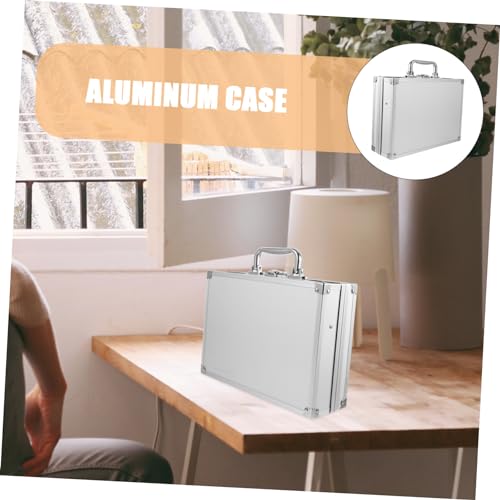 Aluminum Alloy Case for Men Briefcases Looking for Men Portable Workstation Briefcase Metal Storage Case4