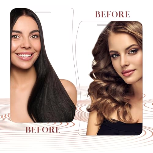 Pacote com 6 modeladores de cabelo sem calor, cachos sem calor durante a noite para todos os tipos d
