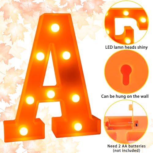 Fall-Decorations-for-Home-4-LED-Marquee-Light-Up-Letters-Sign-FALL-Thanksgiving-Orange-Letter-Lights-for-Home-Indoor-Fireplace-Party-Autumn-Harvest-Tabletop-Wall-Decorations Fall Decorations for Home 4 LED Marquee Light Up Letters Sign FALL Thanksgiving Orange Letter Lights for Home Indoor Fireplace Party Autumn Harvest Tabletop Wall Decorations
