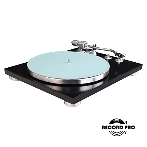 Record Master Pu Leather Turntable Mat For Vinyl Lp Record Players,Turntable Slipmat Help Reduce Noise Due To Static And Dust. Light Green #TOP3