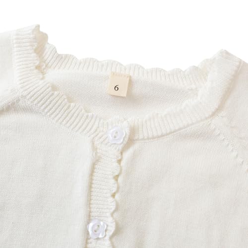 Girls Cardigan Sweater Long Sleeve Uniform Cropped Cardigan Casual Kids Cardigan for Little Girls3