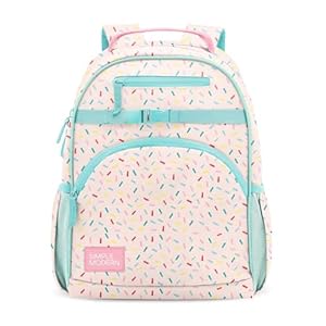 Simple Modern Large Kids Backpack for School Girls and Boys | Elementary Backpack for Teen | Fletcher Collection | Kids - 16" tall | Confetti