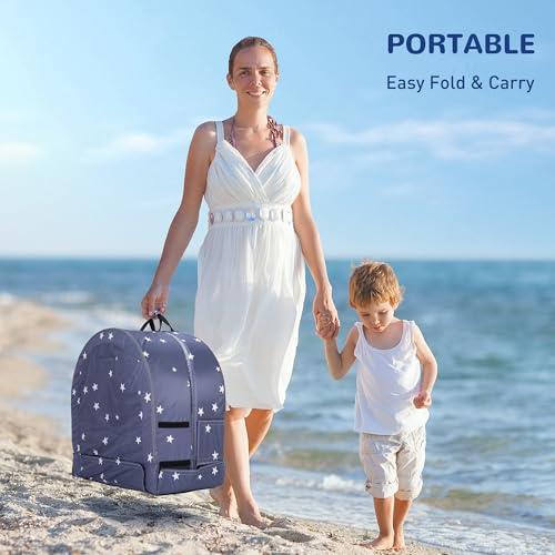 Lynxor LY-TFB03 Foldable Kids Travel Bed, Portable Toddler Floor Bed thumb #3