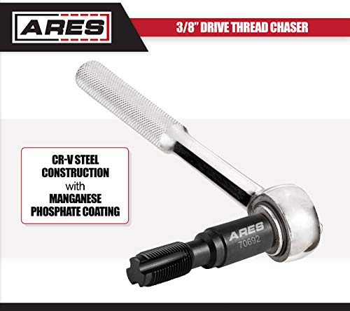 Ares 70692 - Limited Access Thread Chaser - Fits M14 X 1.25Mm Size Plugs - Perfect For Spark Plug Holes In Confined And Limited Access Areas #TOP3