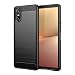 Produktbild Wookfiss Hülle für Sony Xperia 10 VI, Weiche Kohlefaser Design Handyhülle Silikon TPU Flexible Stoßfeste Kratzfest Schutzhülle Kompatibel mit Sony Xperia 10 VI, Schwarz
