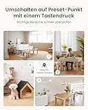 Reolink 5MP PTZ WLAN Überwachungskamera Innen, 2,4/5 GHz WiFi Baby Monitor mit Mensch/Haustiererkennung, Auto-Tracking, 3X Optischem Zoom, Heimüberwachungskamera für Ältere Kids, 2-Wege-Audio, E1 Zoom - 5