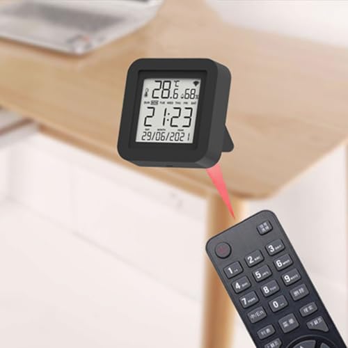 Thermomètre hygromètre numérique LCD intérieur maison compact - 6