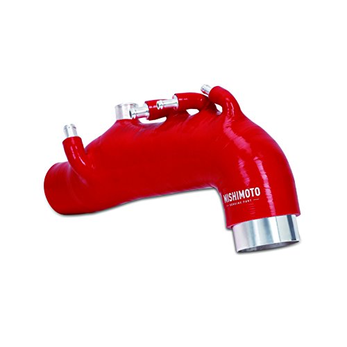 Mishimoto MMHOSE-SUB-08IHRD Silicone Induction Hose Fits Subaru WRX/STI 2008-2014 Red