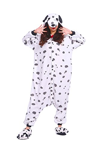 Hstyle Adulte Onesies Cartoon Kigurumi Pyjamas Pyjamas Unisexe Animal Costumes Cosplay Inégale Chien Moyen Cover